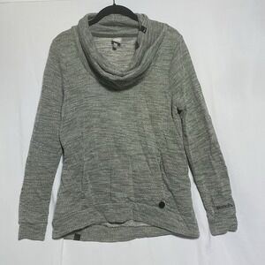 BENCH Sweatshirt Women Sz Medium Cowl Neck Front Pocket Pull-on‎ Athleisure City